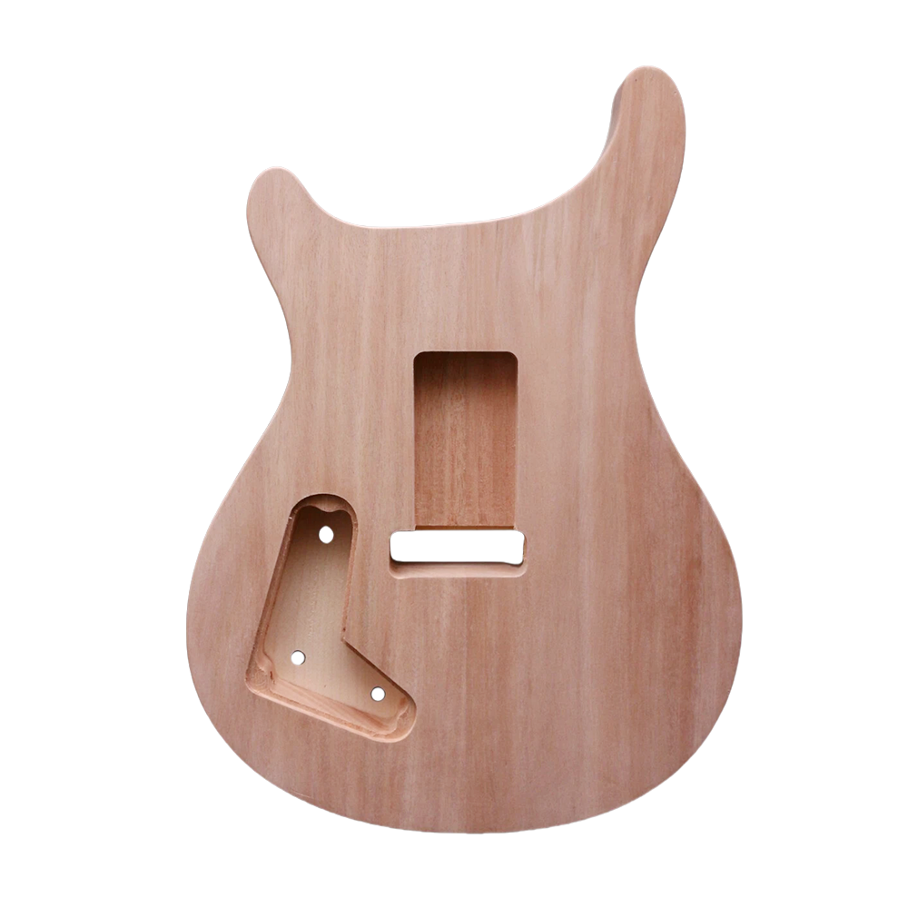 Yinfente Guitar kit Guitar Body Replacement Maple Curved Top Guitar neck 24fret 24.75inch nice lnlay
