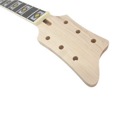 Yinfente New guitar neck 22fret 24.75inch Paddle Head Block Inlay Maple Rosewood Fretboard