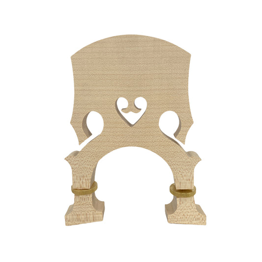 Yinfente 3/4 Upright Bass Bridge Maple Adjustable Bass Bridges Double Bass Parts Durable