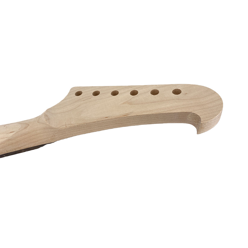 Yinfente Guitar Neck 22 Fret 25.5 Inch Maple Rosewood Fretboard Reversed Headstock dots Inlay Bolt on Heel