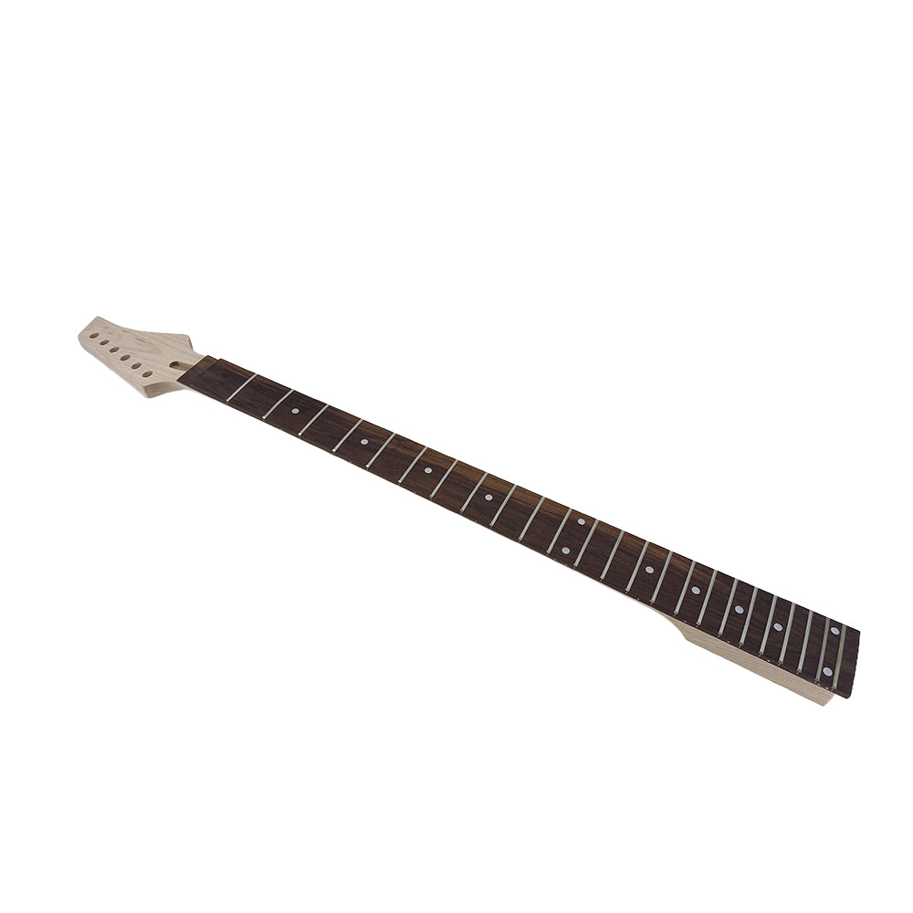 Yinfente New guitar neck 24fret 30inch Set in heel ibanez Head Maple fretboard With Locking Nut with pyramid Inlay