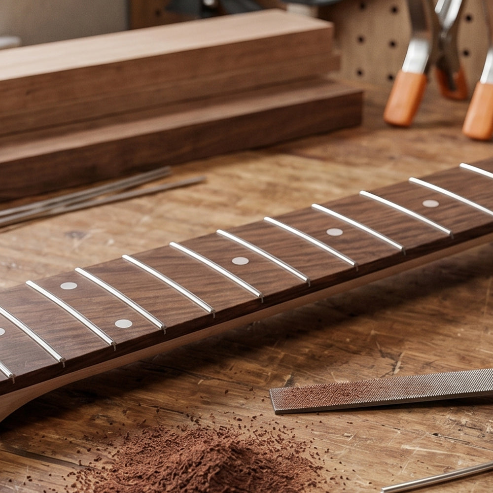 Yinfente New Guitar Neck 22Fret 27inch Canada Maple Rosewood Fretboard Long baritone neck