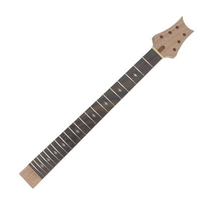Yinfente Electric Guitar Neck 22 Fret 24.75 Inch Mahogany Guitar Necks with Rosewood Fretboard Diamond Inlay (24.75Inch)