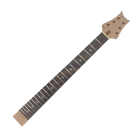 Yinfente Electric Guitar Neck 22 Fret 24.75 Inch Mahogany Guitar Necks with Rosewood Fretboard Diamond Inlay (24.75Inch)