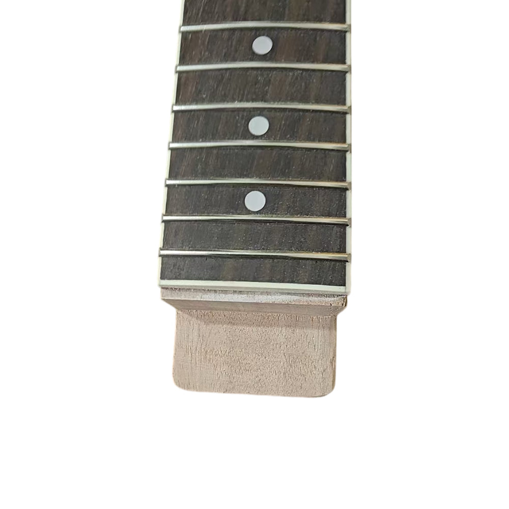 Yinfente 1Set Guitar Kit Neck 22fret 24.75inch dot inlays body Semi Hollow 339 Style not pickup and control holes
