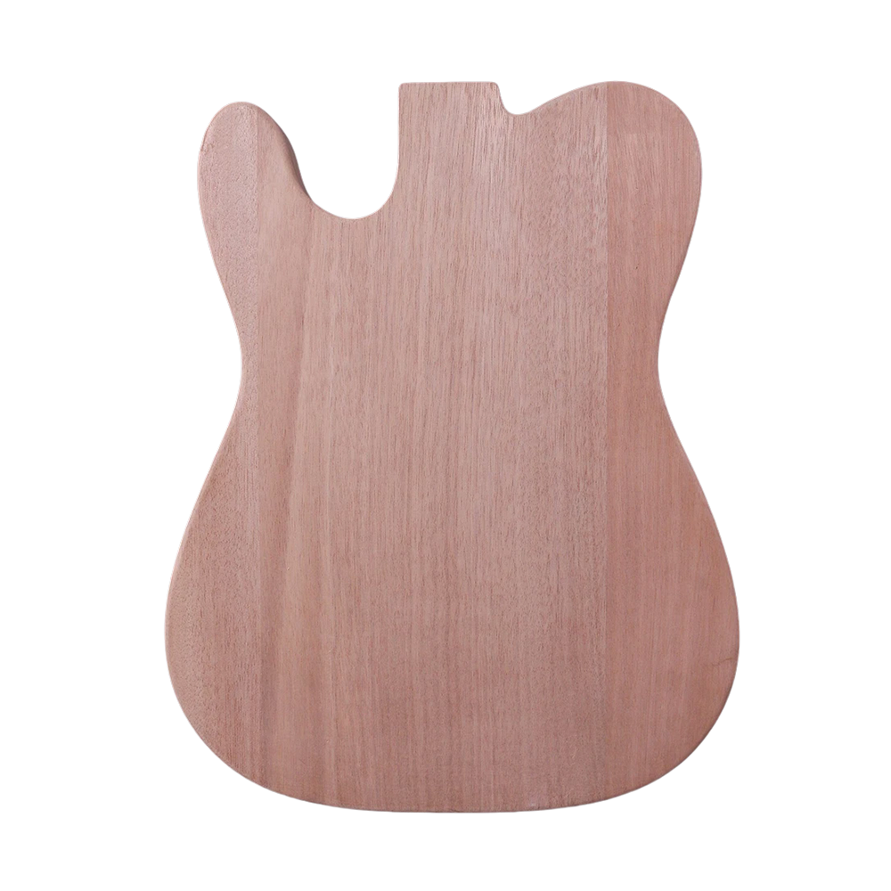 Yinfente Unfinished Guitar Body Replacement Mahogany Maple Wood Electric Guitar