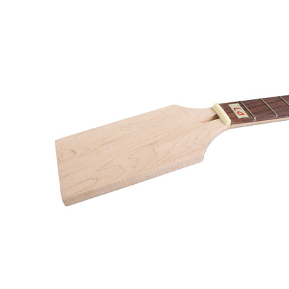 Yinfente 7string Guitar Neck 24Fret 27inch maple Paddle Head Rosewood Fretboard Long Scale Blank Paddle baritone guitar neck