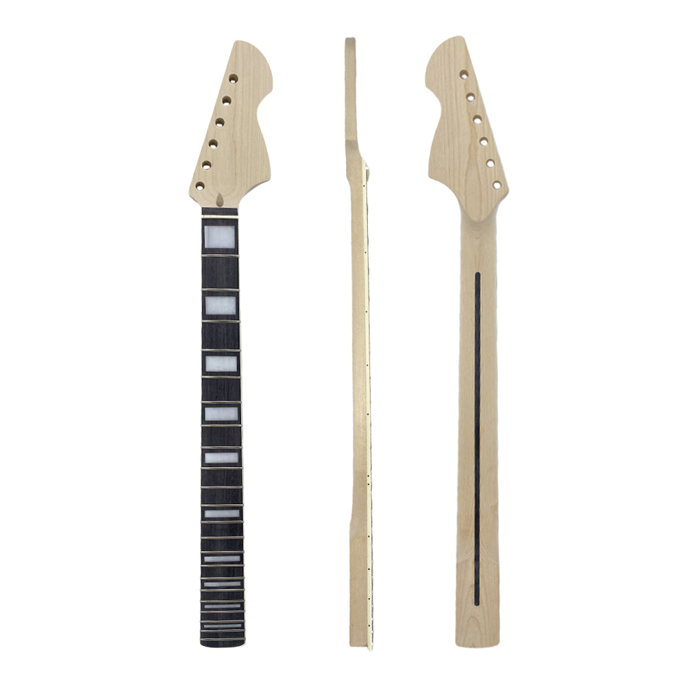 Yinfente Maple Guitar Neck 22fret 30inch Block Inlay Rosewood Fretboard baritone necks