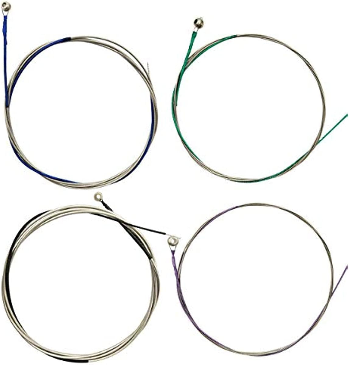4/4 Cello String Full Set A-D-G-C Steel Core Nickel Chromium Wound for Cello Strings Size 1/4 1/2 3/4