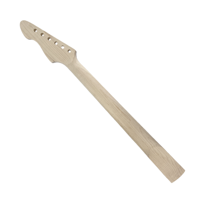 Yinfente Electric Guitar Neck 22 Fret 25.5 Inch Scale Tree Vine Inlay Maple Wood Firebird Head Binding Bolt on DIY Guitar