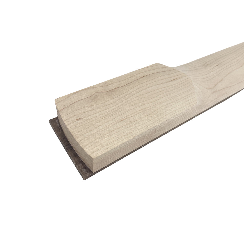 Yinfente New Guitar Neck 22Fret 25.5Inch Maple Wood Rosewood Guitar Fretboard Shark Fin Inlay Reversed Head Jackson Necks