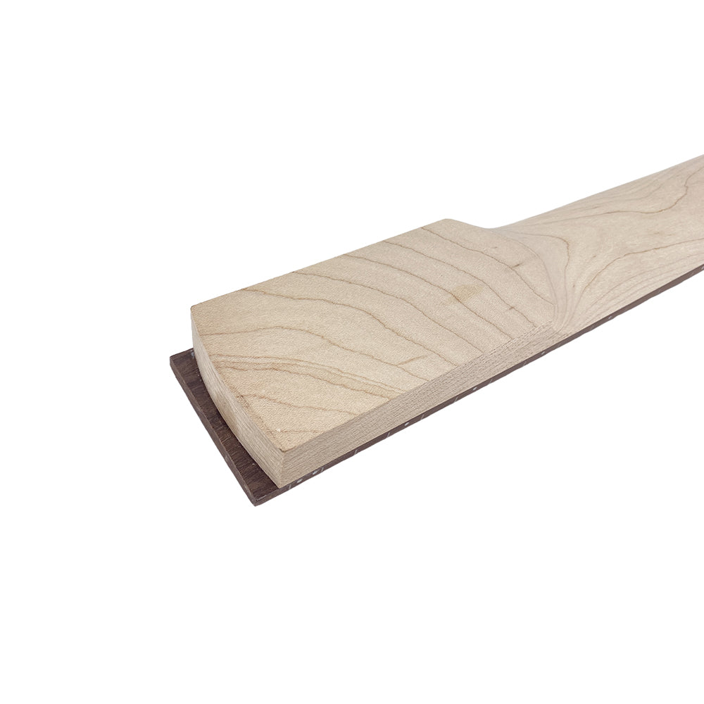 Yinfente New guitar neck 24fret 30inch Set in heel ibanez Head Maple fretboard With Locking Nut with pyramid Inlay
