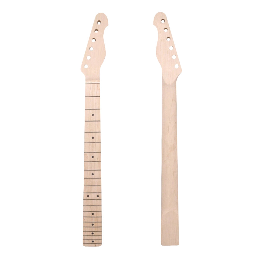 Yinfente 21 fret TL style guitar neck 22.5 inch maple fretboard dot inlay bolt on