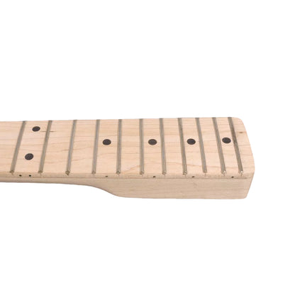 Yinfente 21 fret TL style guitar neck 22.5 inch maple fretboard dot inlay bolt on