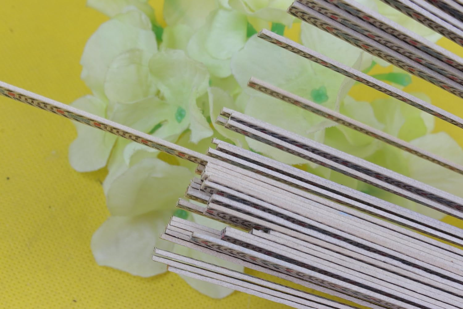 20X Guitar Strip Inlay Guitar Luthier Figured Purfling Guitar Body Binding Wood Inlay 640X7X1.0Mm #60