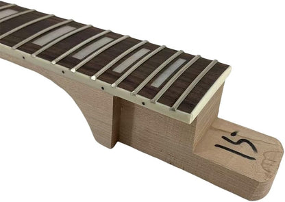 DIY Guitar Kit with Mahogany Body Mahogany Neck with Rosewood Fretboard 6 String DIY Electric Guitar Kit with All Components to Build Your Own Guitar