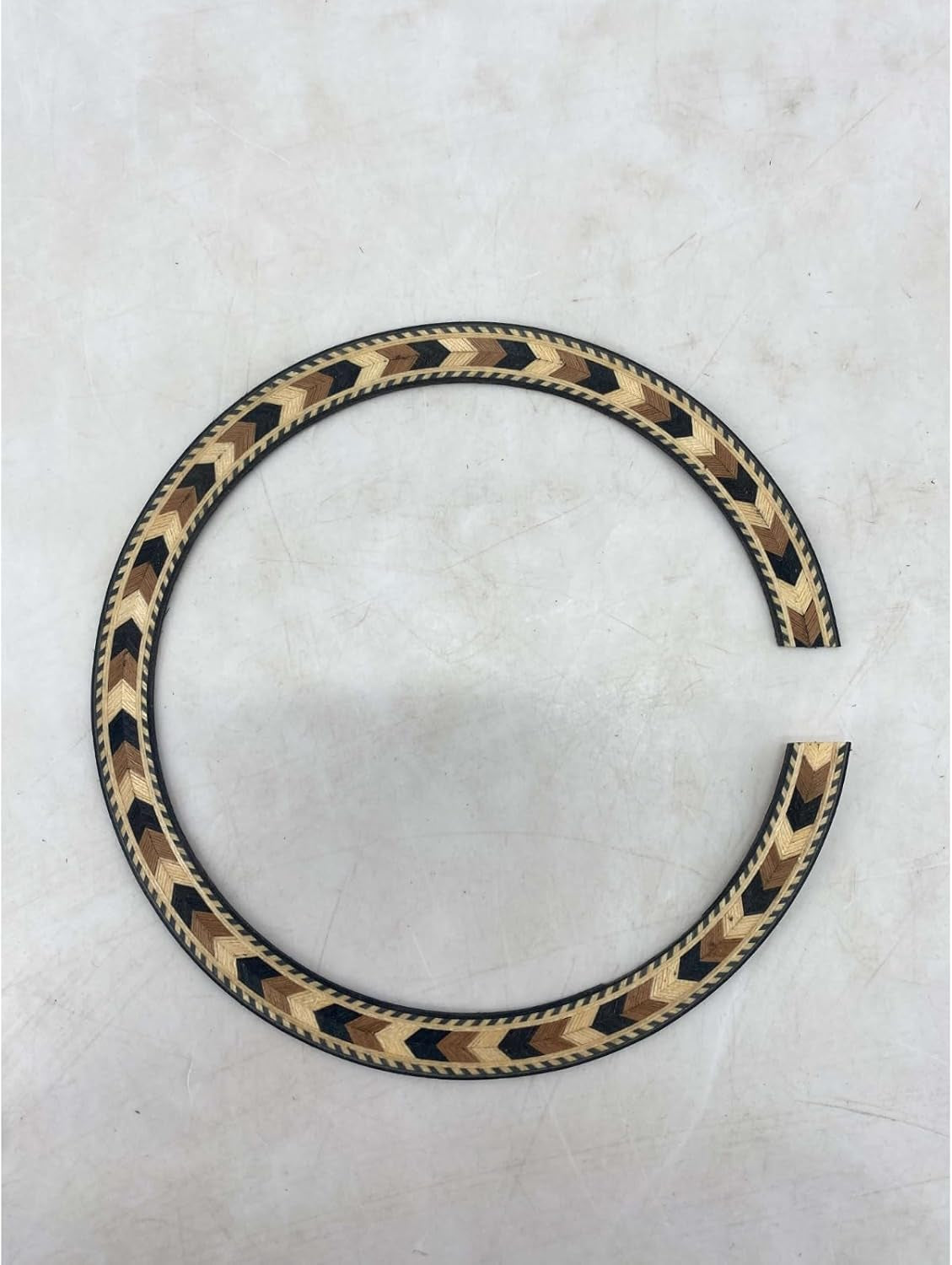 2*PCS Guitar Rosette for Acoustic Guitar Construction Solid Wood Material 110 * 12 * 0.8Mm Guitar Sound Hole for Replace #51