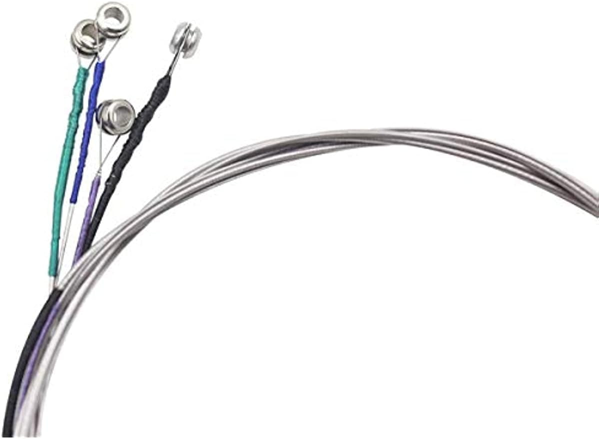 4/4 Cello String Full Set A-D-G-C Steel Core Nickel Chromium Wound for Cello Strings Size 1/4 1/2 3/4