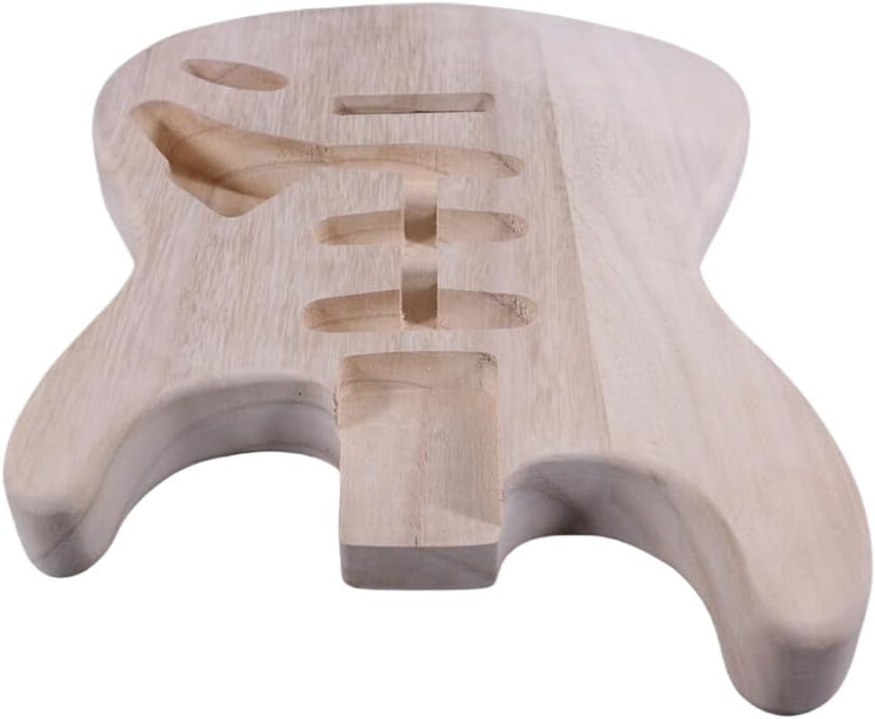 Electric Guitar Body Paulownia SSS Pickups Guitar Replacement DIY Project Accessories