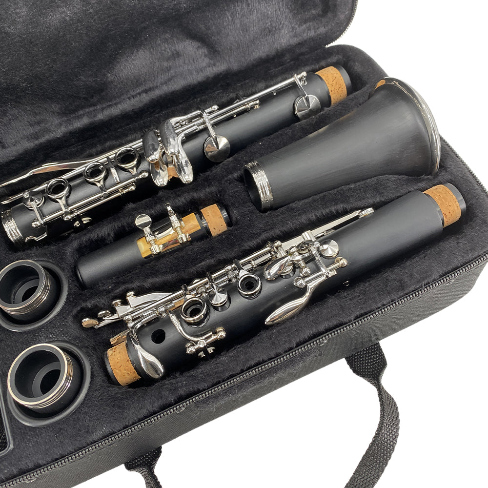 Yinfente 600D Water-resistant Foam Cotton Padded Clarinet Case Clarinet Bag
