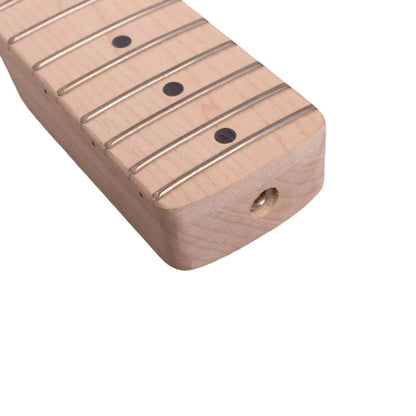 Electric Guitar Maple Neck 21 Fret 25.5 Inch maple fretboard for Building Guitar