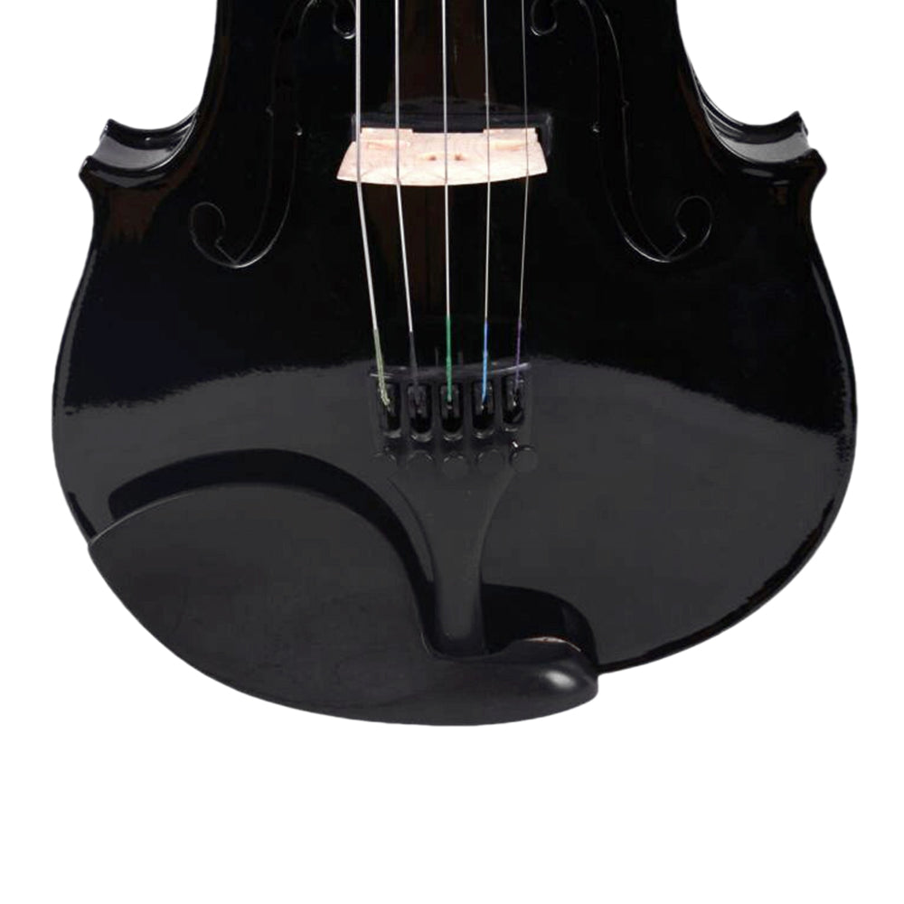 Yinfente 16.5inch Viola Maple Spruce wood Ebony Fittings 5string viola With Viola Case and Bow