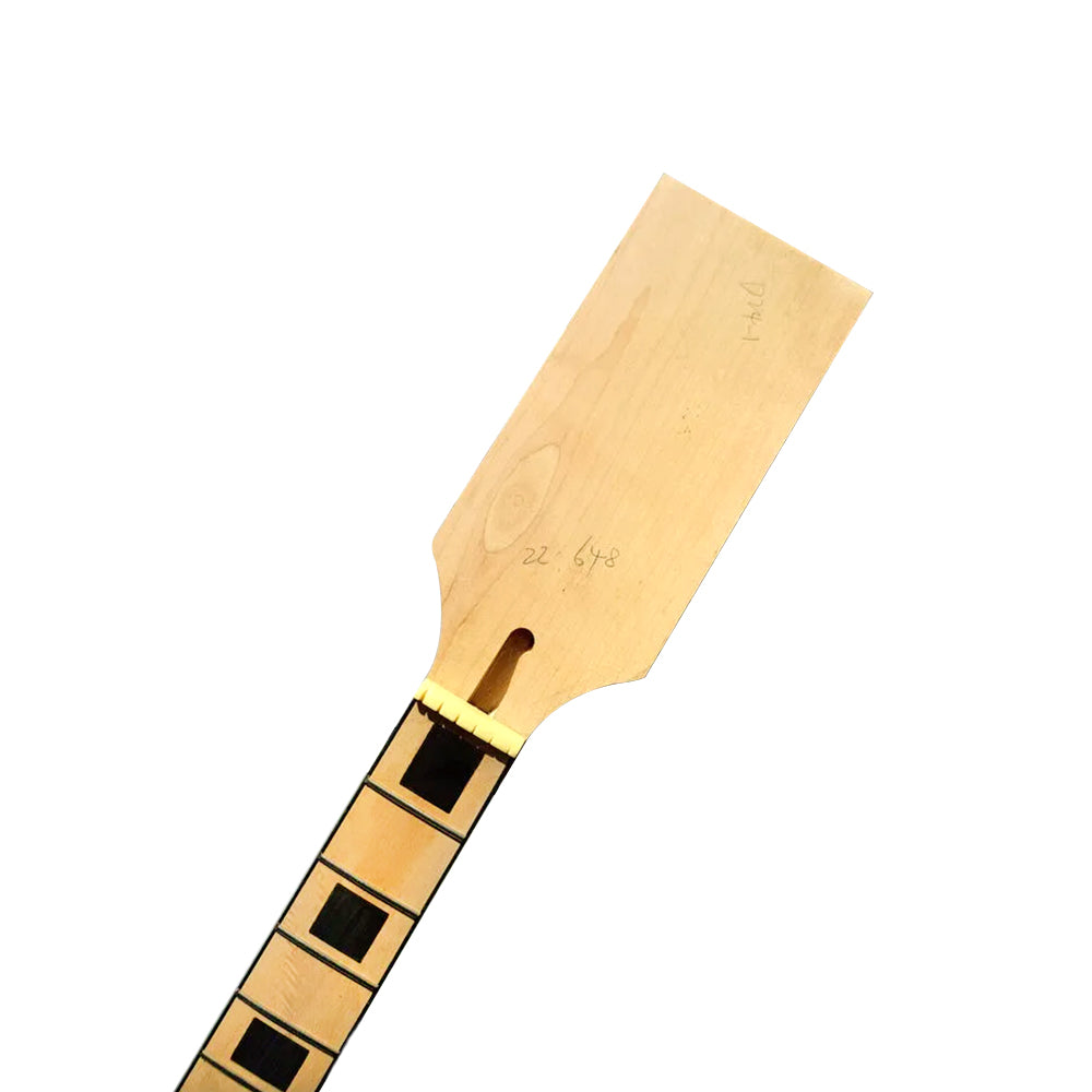 Yinfente Paddle head New guitar neck 22fret 25.5inch Maple Fretboard Block