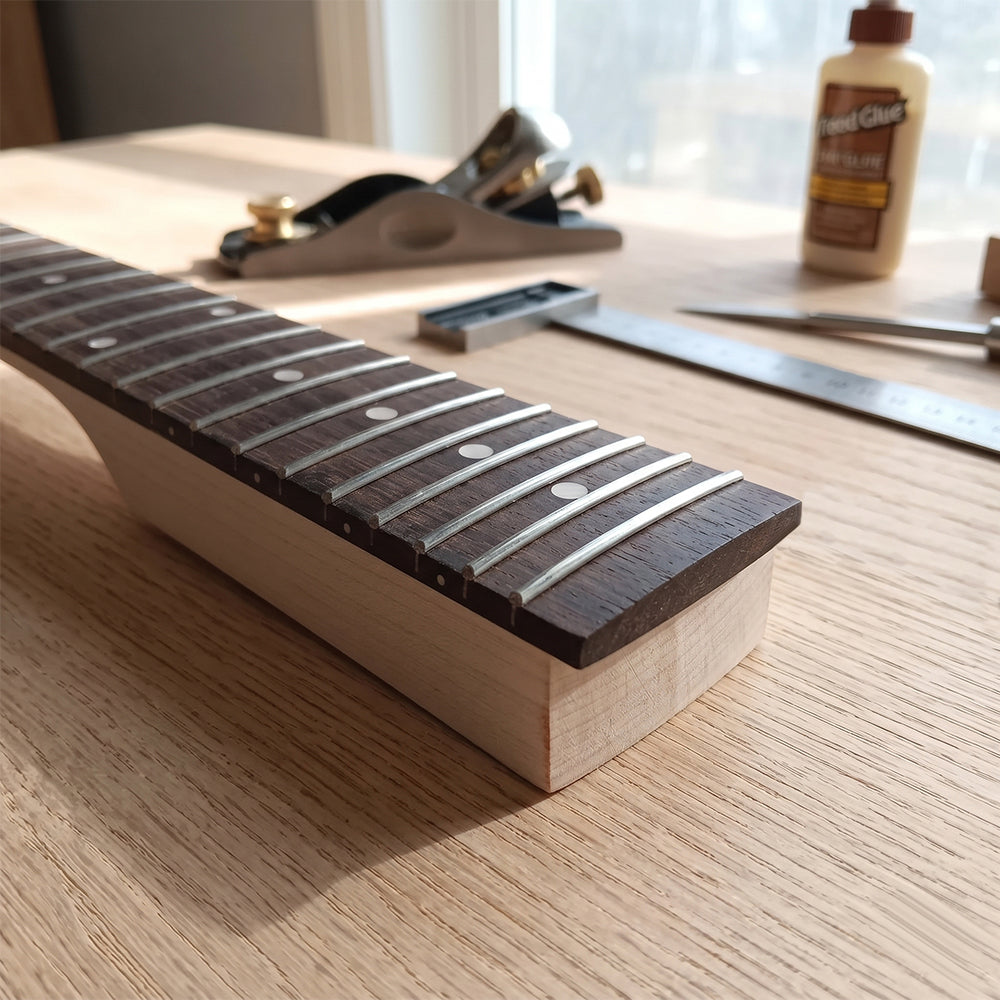 Yinfente Customize 22.5 Inch scale electric Paddle headstock Guitar Neck 22 Fret Short Scale Guitar Neck
