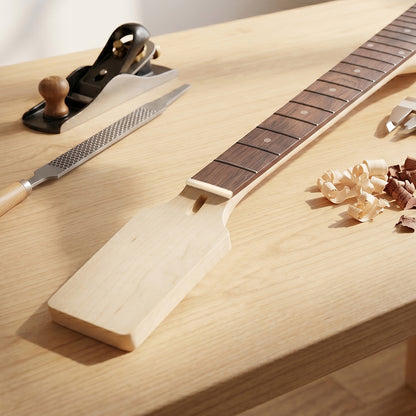 Yinfente Customize 22.5 Inch scale electric Paddle headstock Guitar Neck 22 Fret Short Scale Guitar Neck