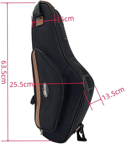 Alto Saxophone Case– Alto Sax Gig Bag Padded with Adjustable Shoulder Strap, Lightweight & Water-Resistant Saxophone Backpack Case