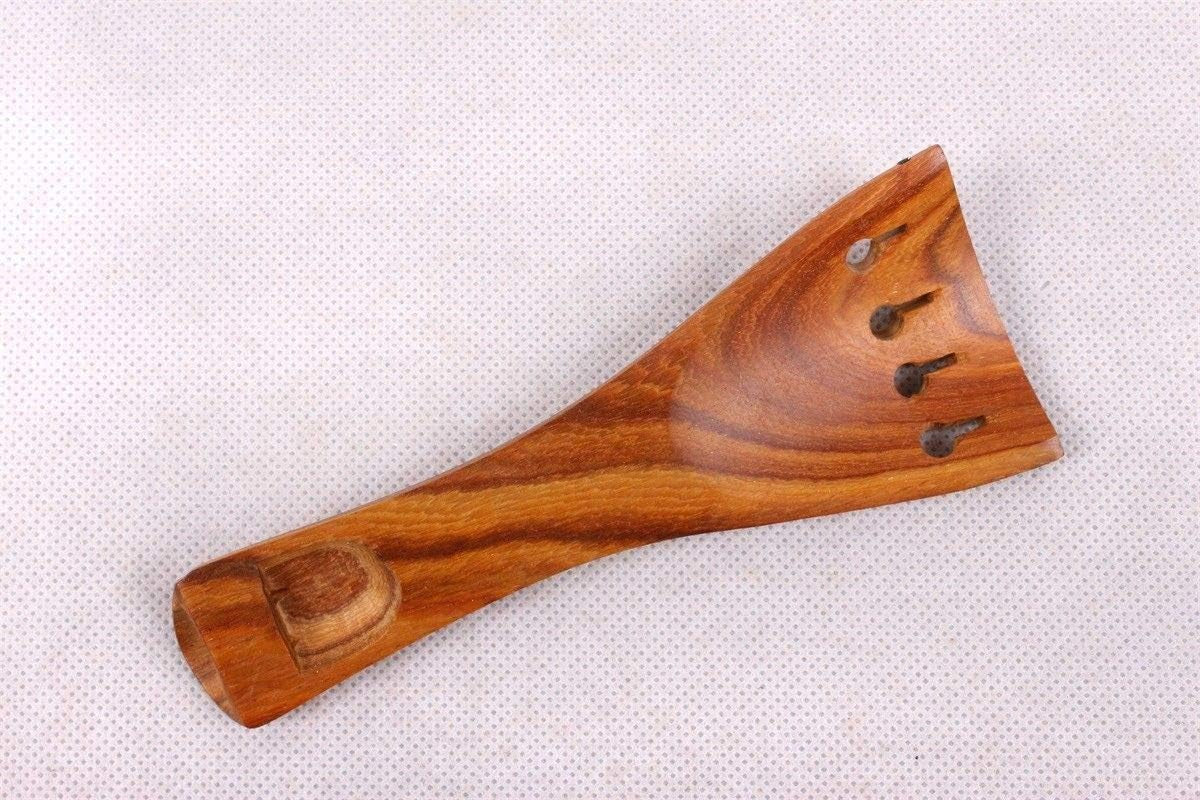 4/4 Violin Kit Full Size Violin Accessories Rosewood Violin Peg Tailpiece Chin Rest End Pin (4/4)
