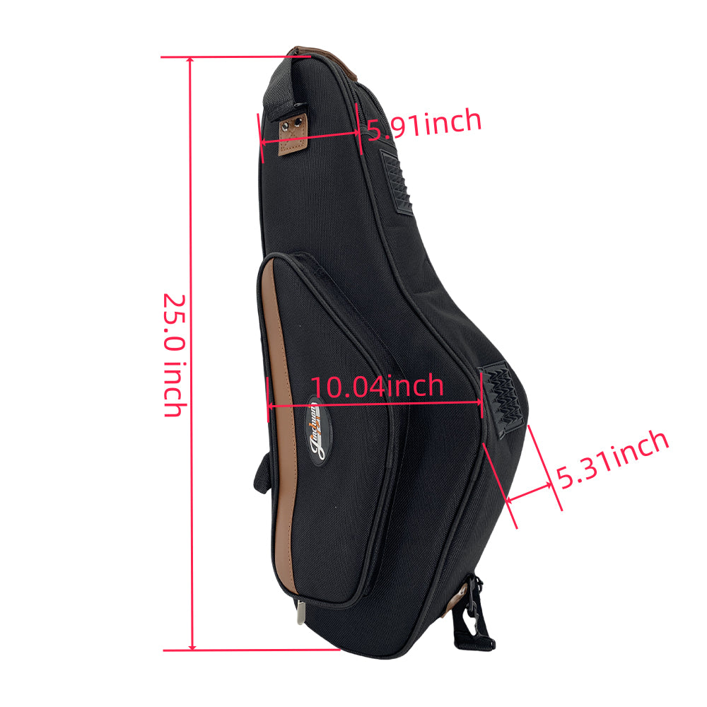 Yinfente Tenor Saxophone Gig Bag– Padded Tenor Sax Soft Bag with Adjustable Shoulder Strap, Lightweight & Water-Resistant