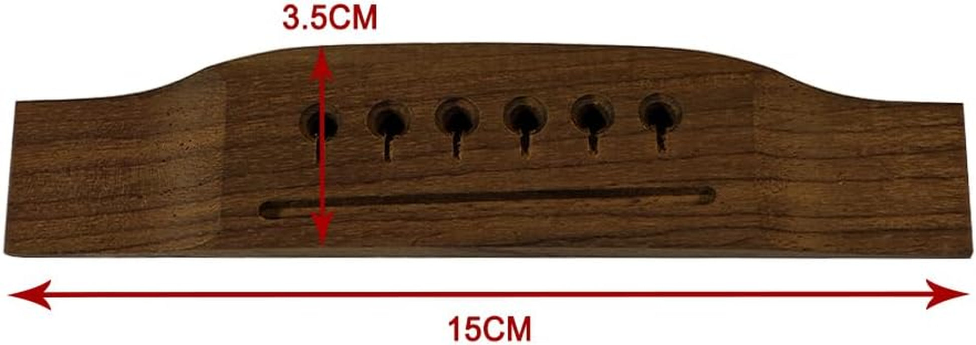 6-String Acoustic Guitar Bridge, String Pins, Guitar Top Nut, Guitar Bottom Nut, Guitar Parts Replacement, Acoustic Guitar Hardware Kit