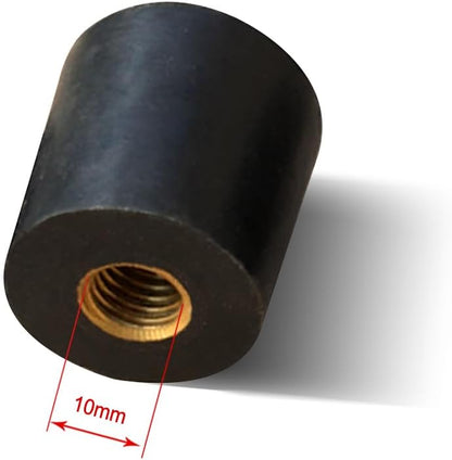 Upright Bass Endpin Rubber Tip Stopper Protector Durable and anti Slip with the Internal Metal Thread Design Easy to Install (Arc Bottom)