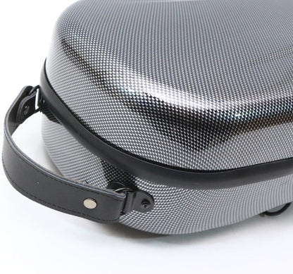 Viola Case 15-16 Inch Adjustable Viola Box Strong Light Carbon Fiber Hard Shell,Black