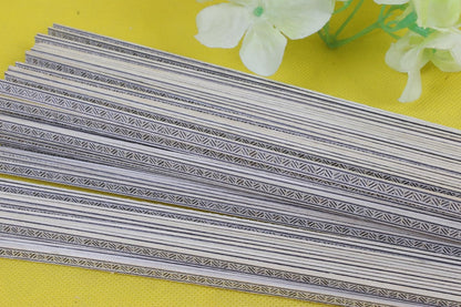 25X Guitar Strip Inlay Guitar Luthier Figured Purfling Guitar Parts Wood Inlay Binding 640X5.5X1.0Mm #61