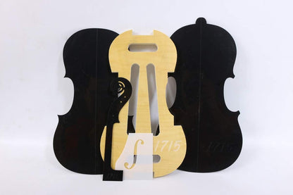 1Set Violin Template Stradivari Model Violin Neck F Hole Templet Mold 1715 Year DIY Violin Luthier Supply