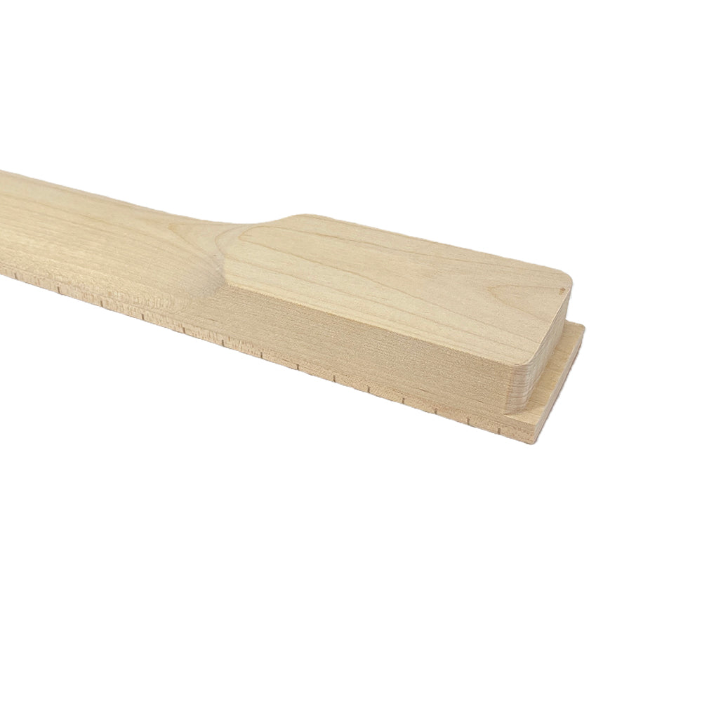 Yinfente Electric Guitar Neck 24 Fret 25.5 Inch Maple Wood Tree of Vine Inlay Guitar Replacement Paddle Head DIY Guitar Necks Floyd Rose Locking Nut Style