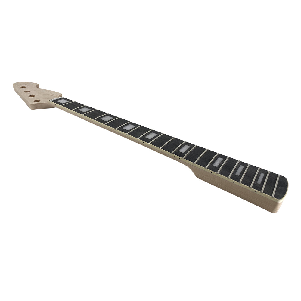 Yinfente 30inch bass guitar neck Maple 20fret Rosewood Fretboard Block inlay DIY guitar