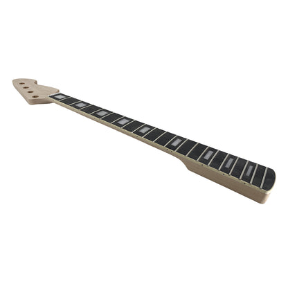 Yinfente 30inch bass guitar neck Maple 20fret Rosewood Fretboard Block inlay DIY guitar