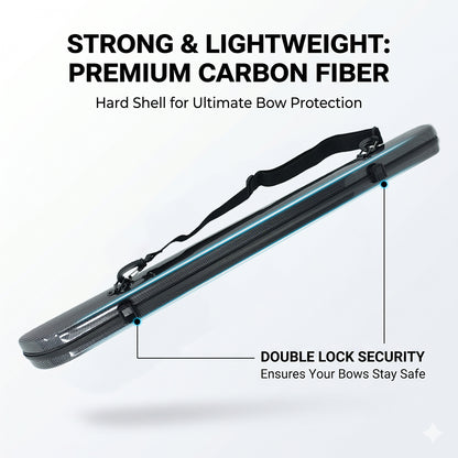 Yinfente New Violin & Viola Bow Case Bow Bag Carbon Fiber Bow Cases Strong Light Hold 2pcs