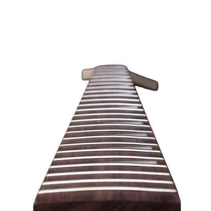 Electric Guitar Neck Replacement 24 Fret 25.5 Inch Maple Rosewood Wood Fretboard (Maple-Rosewood)