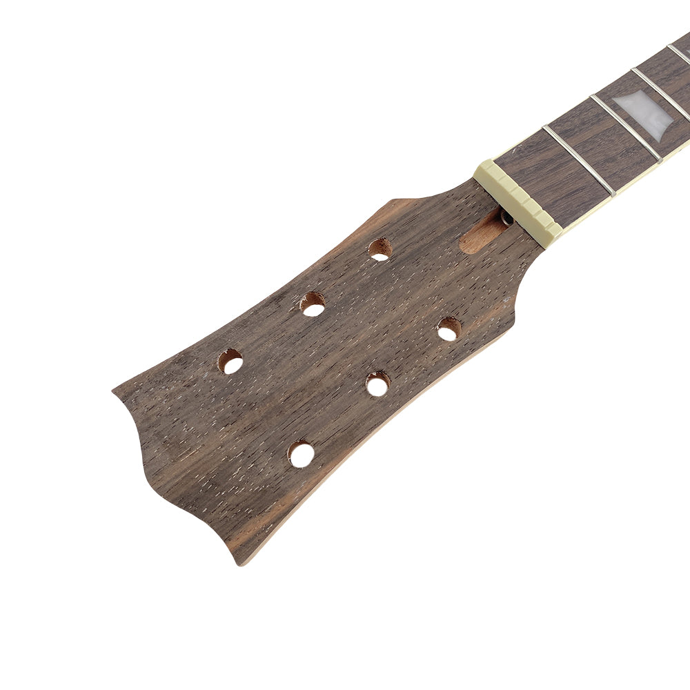 Yinfente 1set Guitar Kit DIY guitar Neck 22fret 628 Flame Maple Guitar Body Set in Heel DIY