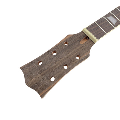 Yinfente 1set Guitar Kit DIY guitar Neck 22fret 628 Flame Maple Guitar Body Set in Heel DIY