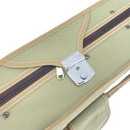 Violin Case 4/4 Full Size Nylon Oxford Lightweight Box Adjustable Shoulder Straps Travel Violin Case Bag (Pea Green)