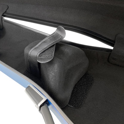 Yinfente Violin Case 4/4 Full Size Violin Box Silver Blue Color Mixed Carbon Fiber Violin Cases Strong Light (Blue)