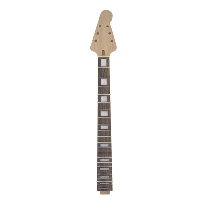 Yinfente Guitar Neck 22 Fret for Electric Guitar Replacement Maple Mahogany Unfinished Set in Glue on Heel