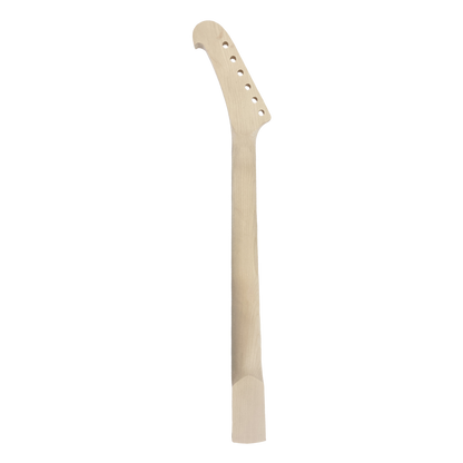 Yinfente Maple Guitar Neck 24Fret 25.5Inch Locking Nut Dot Inlay Bolt on DIY Guitar Necks Replacement