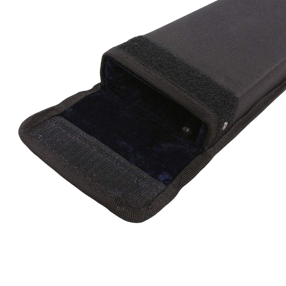 Upright Double Bass Bow Case for One French German Bass Bow Bag with Shoulder Strap (Black)