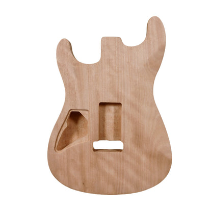 Yinfente DIY ST Body Mahogany Project Fit Locking Nut Bolt on and new banana maple neck dots inlays rosewood fretboard 24 frets Replacement